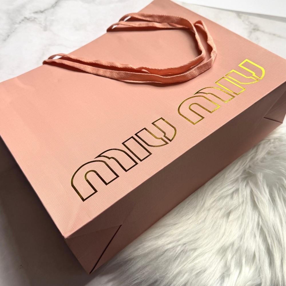 Miu Miu Tote Paper Bag from boutique New unused